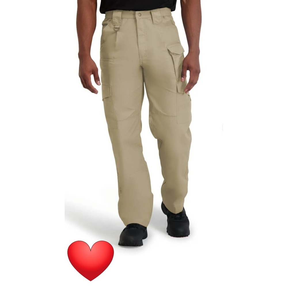 Propper Mens Lightweight Tactical Pants Khaki 44x34 F525250250 Ripstop Teflon